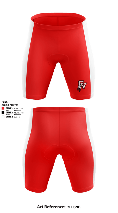 Big Reds 21952547 Men's Compression Shorts - 1