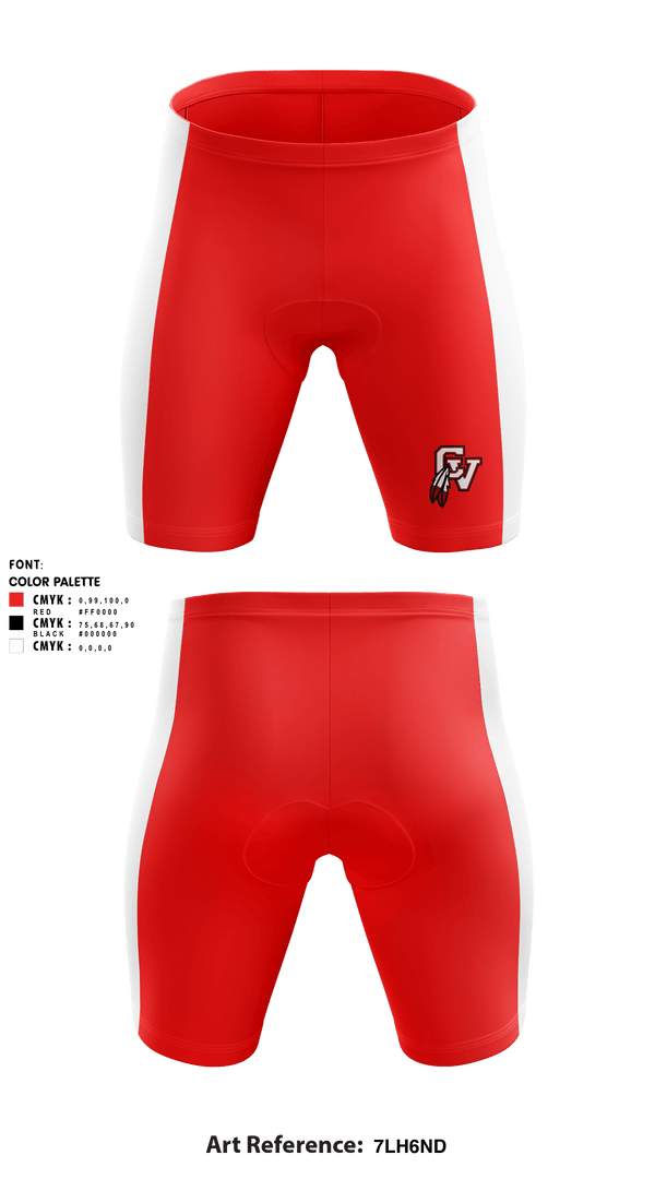 Men's Compression Shorts, Big Reds, Track & Field, Teamtime, Team time, sublimation, custom sports apparel, team uniforms, spirit wear, spiritwear, sports uniforms, custom shirts, team store, custom team store, fundraiser sports, apparel fundraiser