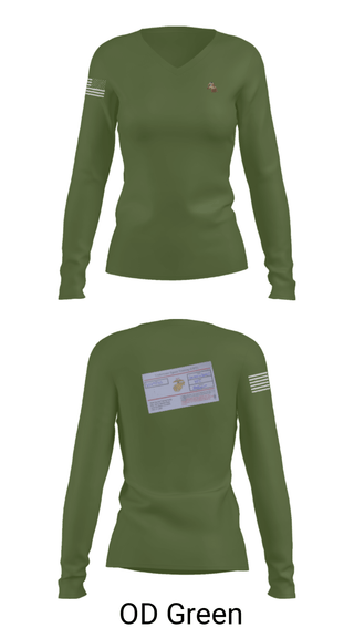 Women's Long Sleeve Vneck Shirt, 1/4, Marines, Teamtime, Team time, sublimation, custom sports apparel, team uniforms, spirit wear, spiritwear, sports uniforms, custom shirts, team store, custom team store, fundraiser sports, apparel fundraiser