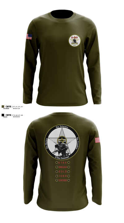 D-Day Ohio, Inc Long Sleeve Performance Shirt 4