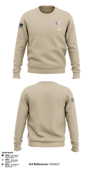 Crew Neck Sweatshirt, , Air Force, Teamtime, Team time, sublimation, custom sports apparel, team uniforms, spirit wear, spiritwear, sports uniforms, custom shirts, team store, custom team store, fundraiser sports, apparel fundraiser