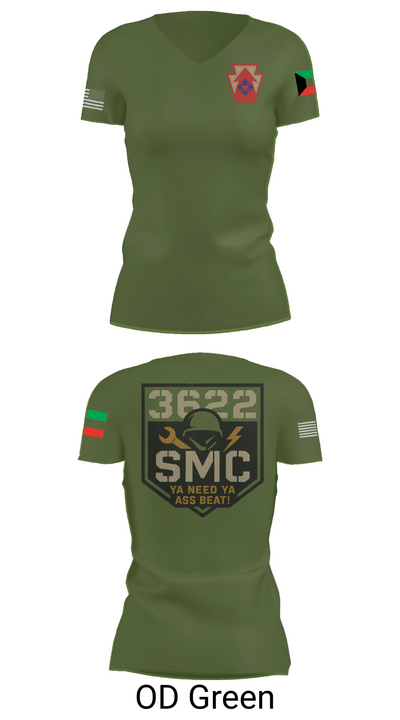 3622 SMC 47785047 Women's Short Sleeve V-neck Shirt - 48