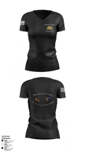 AOB-S 37277652 Women's Short Sleeve V-neck Shirt - 33