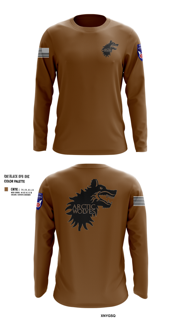 Long Sleeve Performance Shirt, Arctic Wolves, , Teamtime, Team time, sublimation, custom sports apparel, team uniforms, spirit wear, spiritwear, sports uniforms, custom shirts, team store, custom team store, fundraiser sports, apparel fundraiser