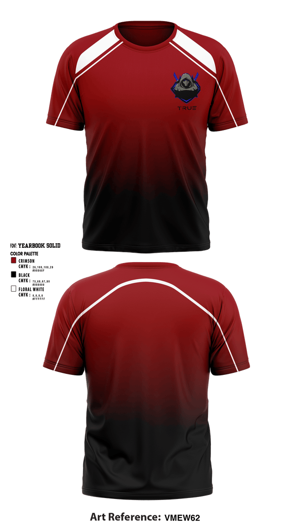 Short Sleeve Performance Shirt, True, E-Sports, Teamtime, Team time, sublimation, custom sports apparel, team uniforms, spirit wear, spiritwear, sports uniforms, custom shirts, team store, custom team store, fundraiser sports, apparel fundraiser