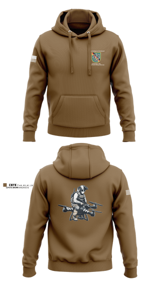 Hoodie, Military Intelligence Detachment 1st Battalion 10th Special Forces Group (Airborne), Army, Teamtime, Team time, sublimation, custom sports apparel, team uniforms, spirit wear, spiritwear, sports uniforms, custom shirts, team store, custom team store, fundraiser sports, apparel fundraiser