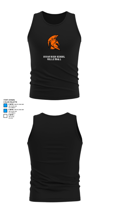 Ouray High School Volleyball 70687168 Tank Top - 32