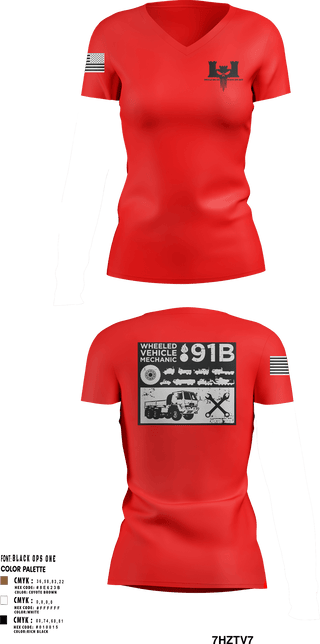 Women's Short Sleeve Vneck Shirt, 302nd EN CO, Army, Teamtime, Team time, sublimation, custom sports apparel, team uniforms, spirit wear, spiritwear, sports uniforms, custom shirts, team store, custom team store, fundraiser sports, apparel fundraiser