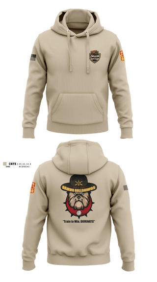 Hoodie, Bravo BulldawgsBravo BulldawgsB_3-6 ADARBulldawgs 3-6ADAR, Army, Teamtime, Team time, sublimation, custom sports apparel, team uniforms, spirit wear, spiritwear, sports uniforms, custom shirts, team store, custom team store, fundraiser sports, apparel fundraiser