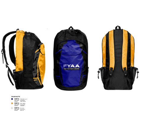 Gear Bag, Forest Youth Athletic Association Football, Football, Teamtime, Team time, sublimation, custom sports apparel, team uniforms, spirit wear, spiritwear, sports uniforms, custom shirts, team store, custom team store, fundraiser sports, apparel fundraiser