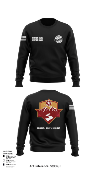 Crew Neck Sweatshirt, Fort Bliss DENTAC, Army, Teamtime, Team time, sublimation, custom sports apparel, team uniforms, spirit wear, spiritwear, sports uniforms, custom shirts, team store, custom team store, fundraiser sports, apparel fundraiser