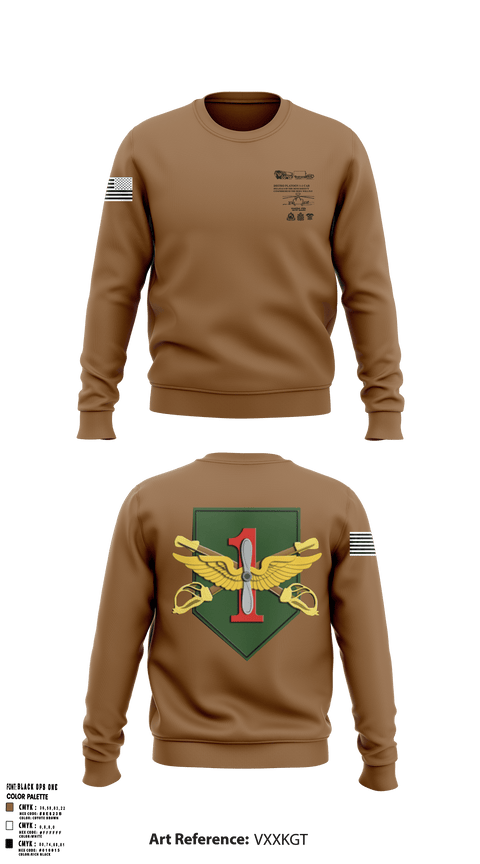 Crew Neck Sweatshirt, 1-1ab E-Co, Army, Teamtime, Team time, sublimation, custom sports apparel, team uniforms, spirit wear, spiritwear, sports uniforms, custom shirts, team store, custom team store, fundraiser sports, apparel fundraiser