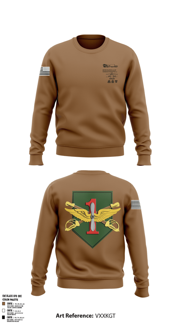 Crew Neck Sweatshirt, 1-1ab E-Co, Army, Teamtime, Team time, sublimation, custom sports apparel, team uniforms, spirit wear, spiritwear, sports uniforms, custom shirts, team store, custom team store, fundraiser sports, apparel fundraiser