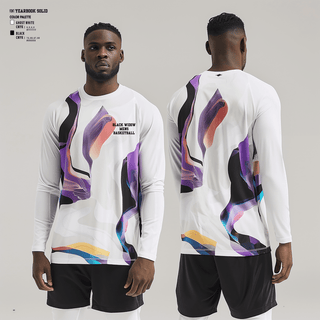 Long Sleeve Performance Shirt, Black widow, Men's Basketball, Teamtime, Team time, sublimation, custom sports apparel, team uniforms, spirit wear, spiritwear, sports uniforms, custom shirts, team store, custom team store, fundraiser sports, apparel fundraiser