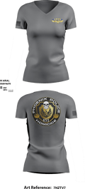 Homicide 62205887 Women's Short Sleeve V-neck Shirt - 1