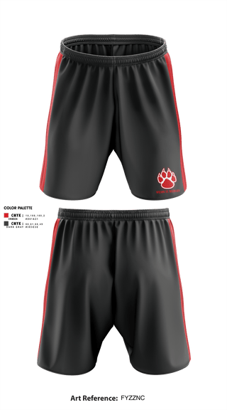 Athletic Shorts With Pockets, Wilson/EC Wildcats, Baseball, Teamtime, Team time, sublimation, custom sports apparel, team uniforms, spirit wear, spiritwear, sports uniforms, custom shirts, team store, custom team store, fundraiser sports, apparel fundraiser