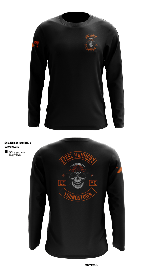 Long Sleeve Performance Shirt, Yougstown Steel hammerz, Police, Teamtime, Team time, sublimation, custom sports apparel, team uniforms, spirit wear, spiritwear, sports uniforms, custom shirts, team store, custom team store, fundraiser sports, apparel fundraiser