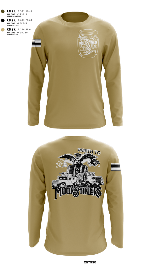Long Sleeve Performance Shirt, 1450th TC, Army, Teamtime, Team time, sublimation, custom sports apparel, team uniforms, spirit wear, spiritwear, sports uniforms, custom shirts, team store, custom team store, fundraiser sports, apparel fundraiser