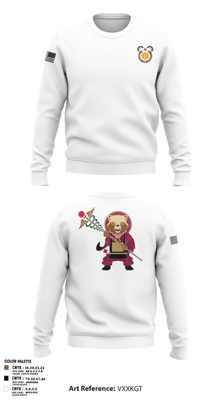 Crew Neck Sweatshirt, MEDDAC-Japan, , Teamtime, Team time, sublimation, custom sports apparel, team uniforms, spirit wear, spiritwear, sports uniforms, custom shirts, team store, custom team store, fundraiser sports, apparel fundraiser