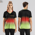 Wahneta FC 45891786 Women's Short Sleeve V-neck Shirt - 2