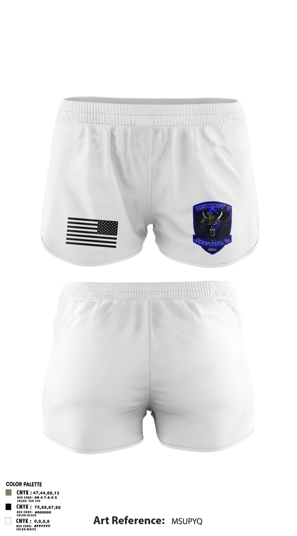 Ranger Panties, DISTRICT 1 SECTOR 3, , Teamtime, Team time, sublimation, custom sports apparel, team uniforms, spirit wear, spiritwear, sports uniforms, custom shirts, team store, custom team store, fundraiser sports, apparel fundraiser