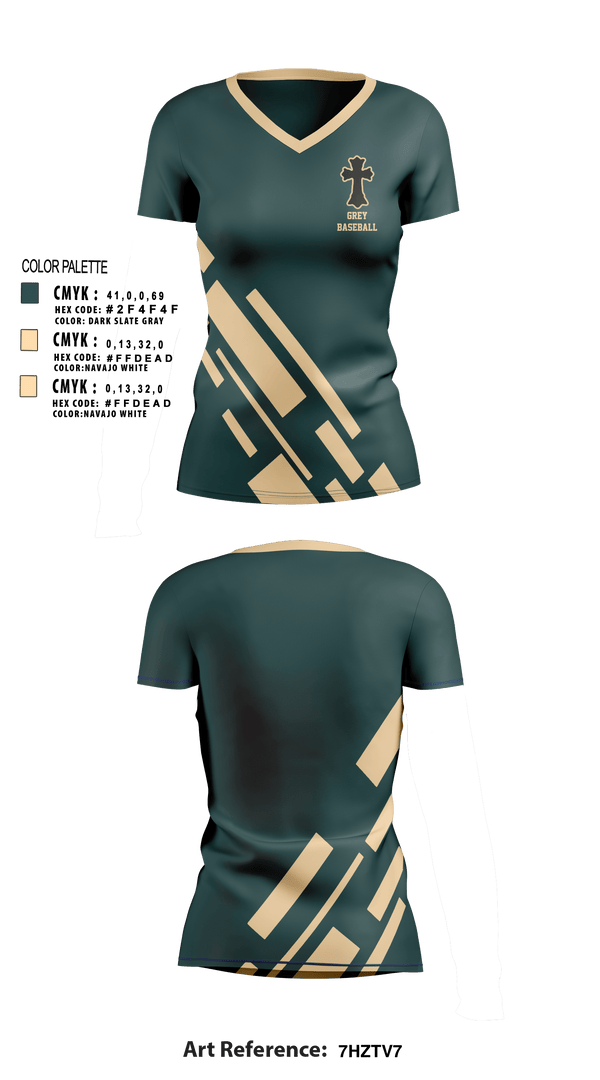 Women's Short Sleeve Vneck Shirt, grey, Baseball, Teamtime, Team time, sublimation, custom sports apparel, team uniforms, spirit wear, spiritwear, sports uniforms, custom shirts, team store, custom team store, fundraiser sports, apparel fundraiser