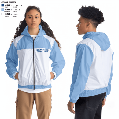 Windbreaker, Lancaster lobos, Women's Basketball, Teamtime, Team time, sublimation, custom sports apparel, team uniforms, spirit wear, spiritwear, sports uniforms, custom shirts, team store, custom team store, fundraiser sports, apparel fundraiser