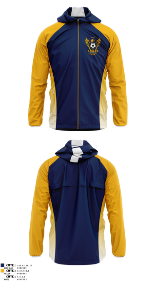 Windbreaker, Eagles SC, Men's Soccer, Teamtime, Team time, sublimation, custom sports apparel, team uniforms, spirit wear, spiritwear, sports uniforms, custom shirts, team store, custom team store, fundraiser sports, apparel fundraiser