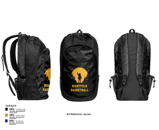 Gear Bag, NightFolk, Men's Basketball, Teamtime, Team time, sublimation, custom sports apparel, team uniforms, spirit wear, spiritwear, sports uniforms, custom shirts, team store, custom team store, fundraiser sports, apparel fundraiser