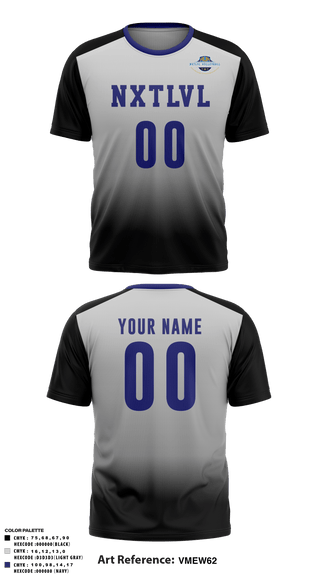 Short Sleeve Performance Shirt, NXTLVLVOLLEYBALL, Men's Volleyball, Teamtime, Team time, sublimation, custom sports apparel, team uniforms, spirit wear, spiritwear, sports uniforms, custom shirts, team store, custom team store, fundraiser sports, apparel fundraiser
