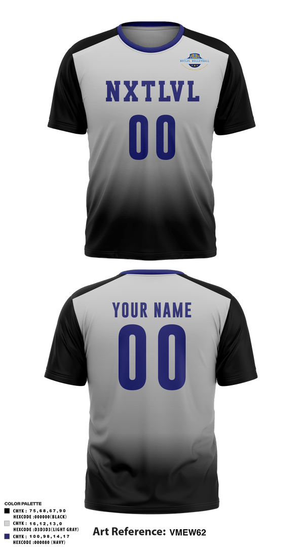 Short Sleeve Performance Shirt, NXTLVLVOLLEYBALL, Men's Volleyball, Teamtime, Team time, sublimation, custom sports apparel, team uniforms, spirit wear, spiritwear, sports uniforms, custom shirts, team store, custom team store, fundraiser sports, apparel fundraiser