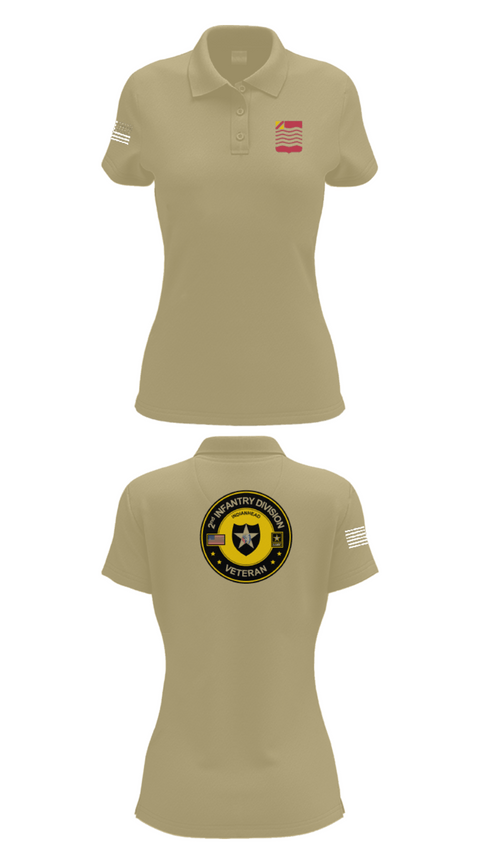 Women's Short Sleeve Performance Polo, 1st Battalion 15th Field Artillery, Army, Teamtime, Team time, sublimation, custom sports apparel, team uniforms, spirit wear, spiritwear, sports uniforms, custom shirts, team store, custom team store, fundraiser sports, apparel fundraiser