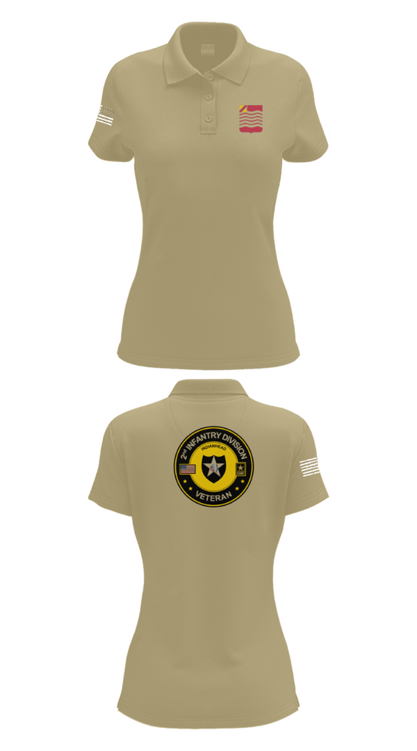 Women's Short Sleeve Performance Polo, 1st Battalion 15th Field Artillery, Army, Teamtime, Team time, sublimation, custom sports apparel, team uniforms, spirit wear, spiritwear, sports uniforms, custom shirts, team store, custom team store, fundraiser sports, apparel fundraiser