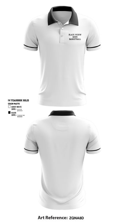 Black widow 15672697 Short Sleeve Performance Polo - 1