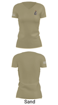 TEAD FIRE 17232448 Women's Short Sleeve V-neck Shirt - 88