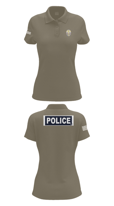 Miami Police Department 88232990 Women's Short Sleeve Performance Polo  - 71