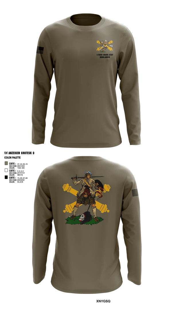 Long Sleeve Performance Shirt, Bravo 1-119th FA, , Teamtime, Team time, sublimation, custom sports apparel, team uniforms, spirit wear, spiritwear, sports uniforms, custom shirts, team store, custom team store, fundraiser sports, apparel fundraiser