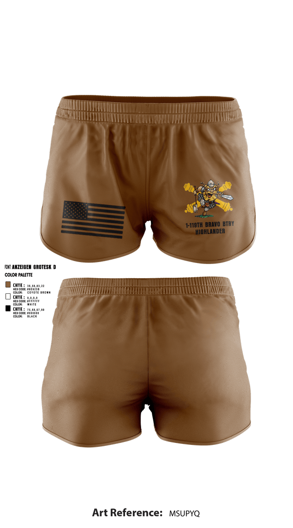 Ranger Panties, Bravo 1-119th FA, , Teamtime, Team time, sublimation, custom sports apparel, team uniforms, spirit wear, spiritwear, sports uniforms, custom shirts, team store, custom team store, fundraiser sports, apparel fundraiser