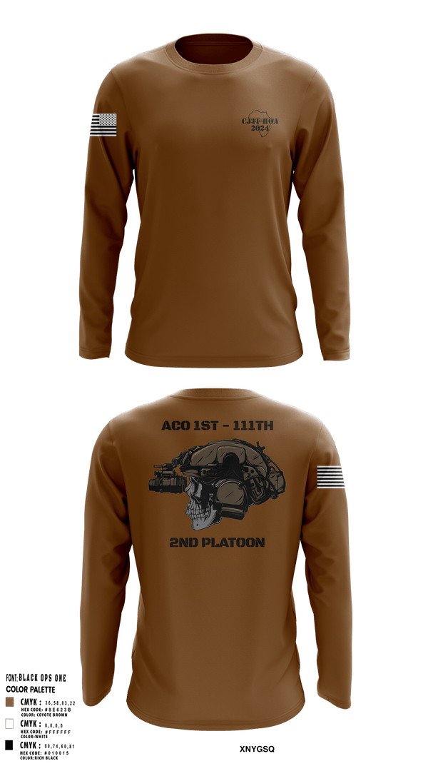 Long Sleeve Performance Shirt, Aco 1-111, National Guard, Teamtime, Team time, sublimation, custom sports apparel, team uniforms, spirit wear, spiritwear, sports uniforms, custom shirts, team store, custom team store, fundraiser sports, apparel fundraiser