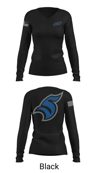 Women's Long Sleeve Vneck Shirt, Thomas More University Volleyball, Men's Volleyball, Teamtime, Team time, sublimation, custom sports apparel, team uniforms, spirit wear, spiritwear, sports uniforms, custom shirts, team store, custom team store, fundraiser sports, apparel fundraiser