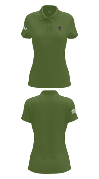 Women's Short Sleeve Performance Polo, CRT 1, Army, Teamtime, Team time, sublimation, custom sports apparel, team uniforms, spirit wear, spiritwear, sports uniforms, custom shirts, team store, custom team store, fundraiser sports, apparel fundraiser