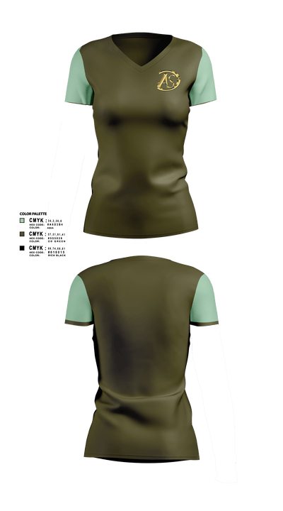 Asd transport exeditedAsd transport exedited 33205475 Women's Short Sleeve V-neck Shirt - 3