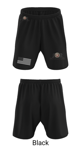 Athletic Shorts With Pockets, 806 Marines, Marines, Teamtime, Team time, sublimation, custom sports apparel, team uniforms, spirit wear, spiritwear, sports uniforms, custom shirts, team store, custom team store, fundraiser sports, apparel fundraiser