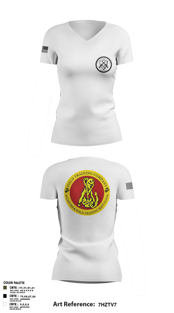 Women's Short Sleeve Vneck Shirt, Weapons Field Training, , Teamtime, Team time, sublimation, custom sports apparel, team uniforms, spirit wear, spiritwear, sports uniforms, custom shirts, team store, custom team store, fundraiser sports, apparel fundraiser