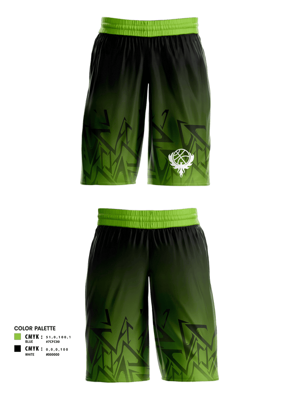 Womens Basketball Shorts, Rising Phoenix S.A., Men's Basketball, Teamtime, Team time, sublimation, custom sports apparel, team uniforms, spirit wear, spiritwear, sports uniforms, custom shirts, team store, custom team store, fundraiser sports, apparel fundraiser