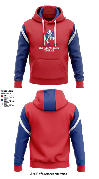 Boston Patriots Football & Cheerleading 37651990 Hoodie - 1