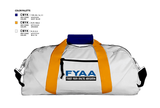 Duffle Bag, Forest Youth Athletic Association Football, Football, Teamtime, Team time, sublimation, custom sports apparel, team uniforms, spirit wear, spiritwear, sports uniforms, custom shirts, team store, custom team store, fundraiser sports, apparel fundraiser