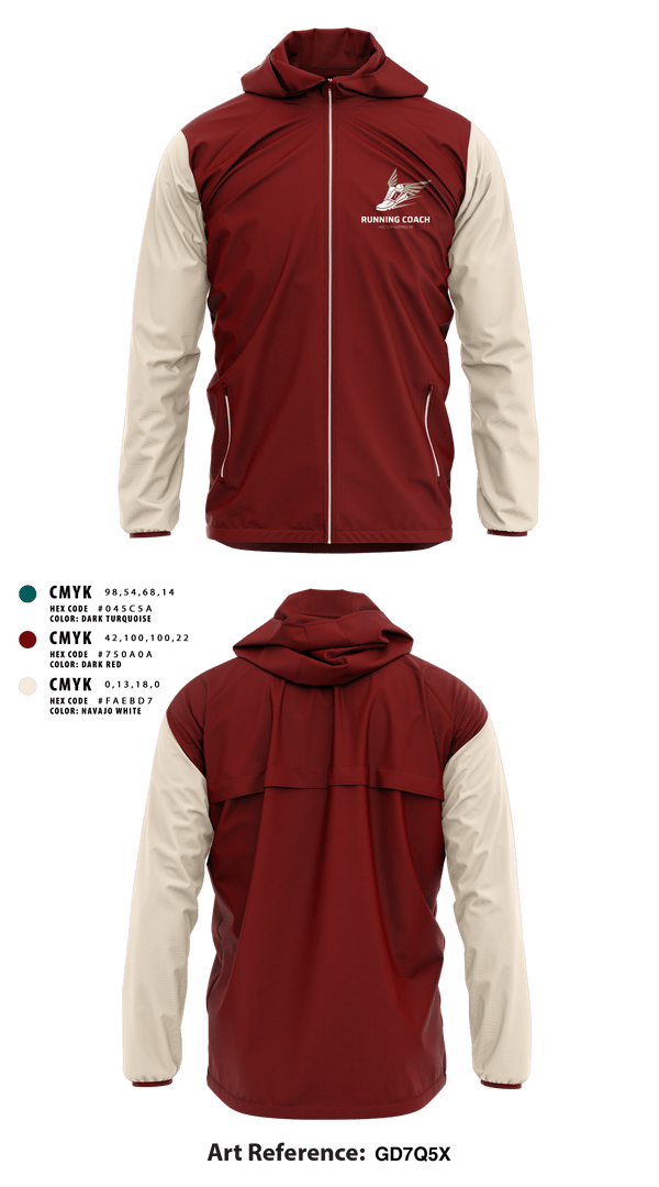 Windbreaker, Flores Running Club, Track & Field, Teamtime, Team time, sublimation, custom sports apparel, team uniforms, spirit wear, spiritwear, sports uniforms, custom shirts, team store, custom team store, fundraiser sports, apparel fundraiser