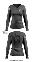 JSOTF-SOM FWD TAC 87386049 Women's Long Sleeve V-neck Shirt - 2