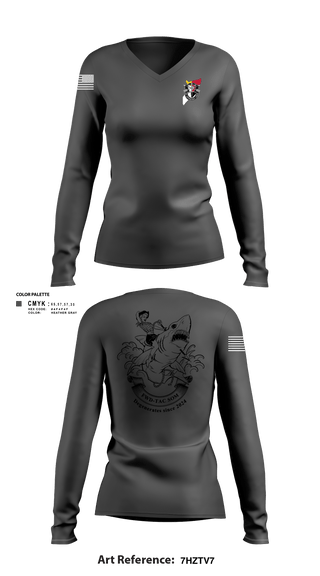 Women's Long Sleeve Vneck Shirt, JSOTF-SOM FWD TAC, Army, Teamtime, Team time, sublimation, custom sports apparel, team uniforms, spirit wear, spiritwear, sports uniforms, custom shirts, team store, custom team store, fundraiser sports, apparel fundraiser